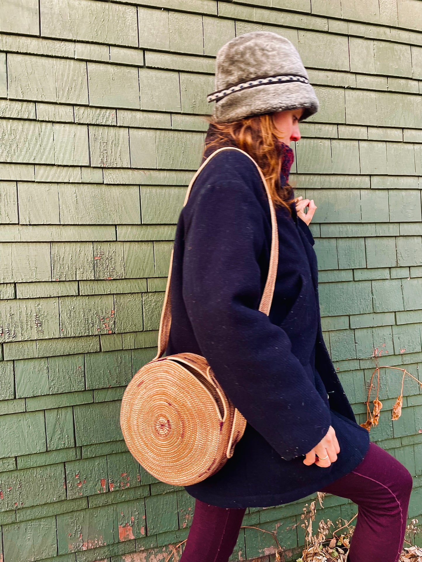 Saint-Tropez Shoulder Purse * Plum