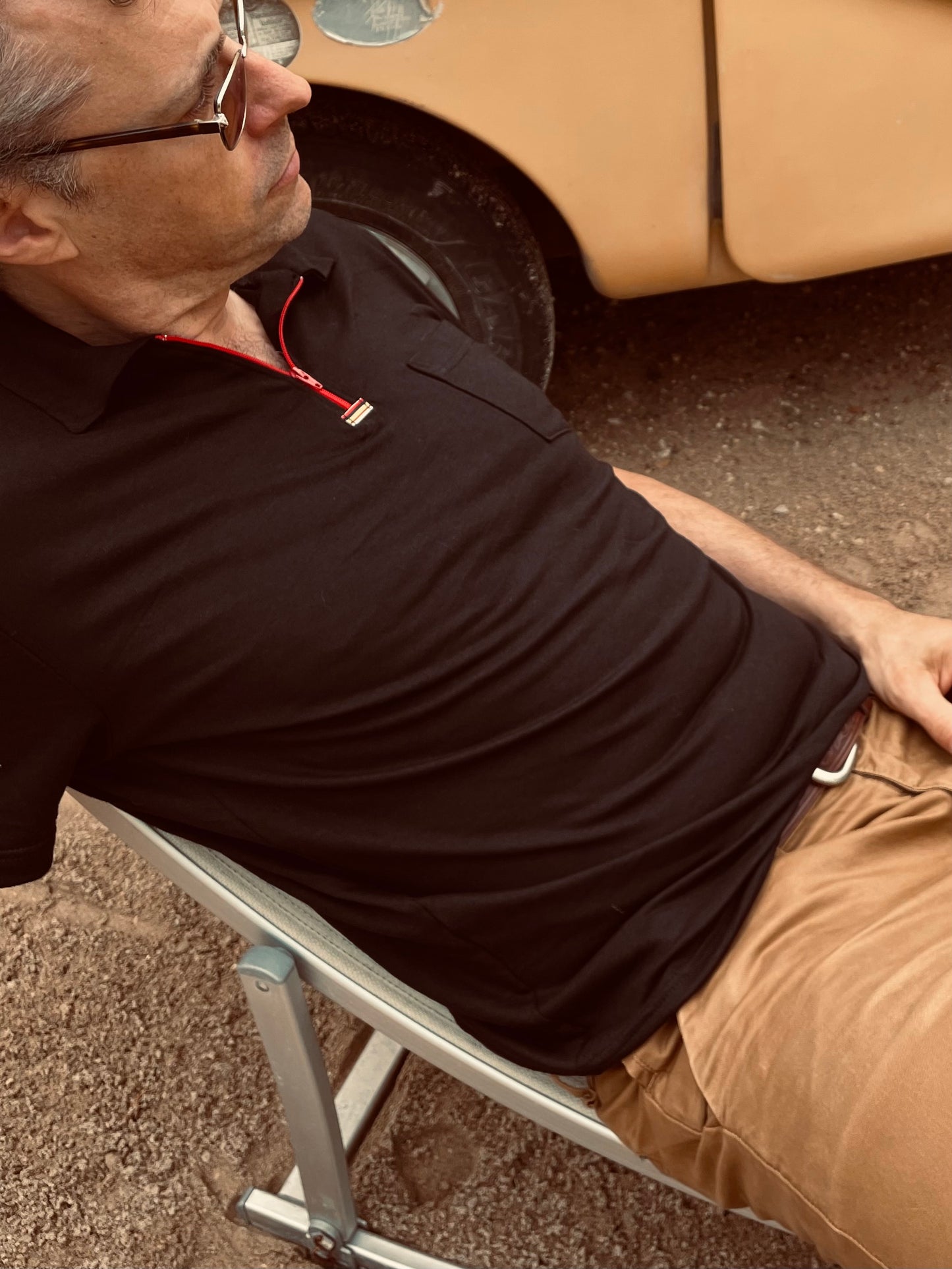 Bamboo French Terry Polo