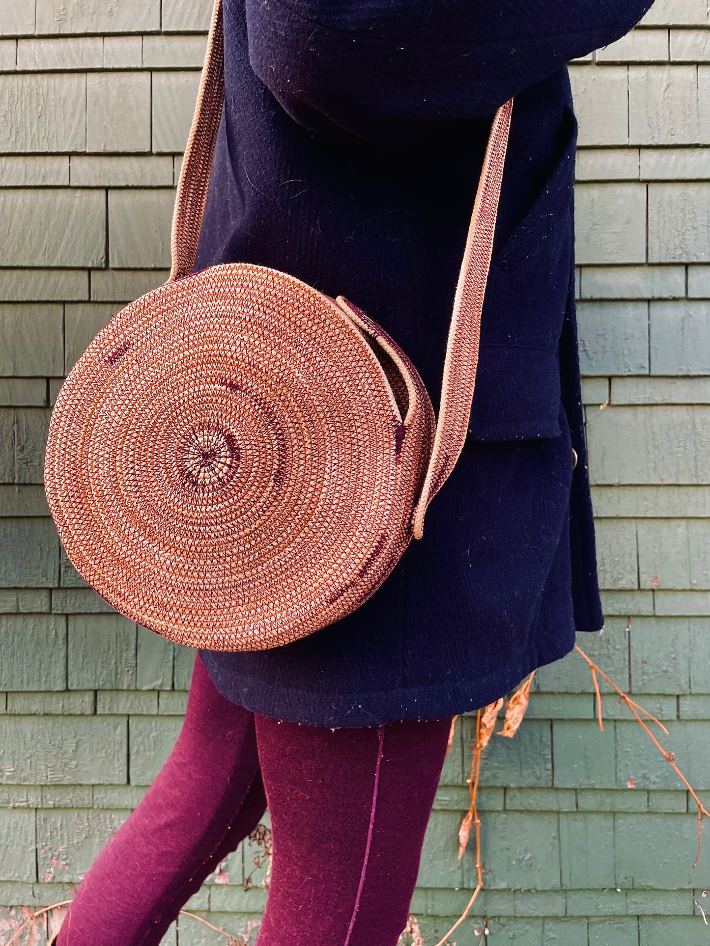 Saint-Tropez Shoulder Purse * Plum