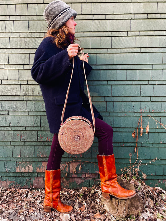 Saint-Tropez Shoulder Purse * Plum