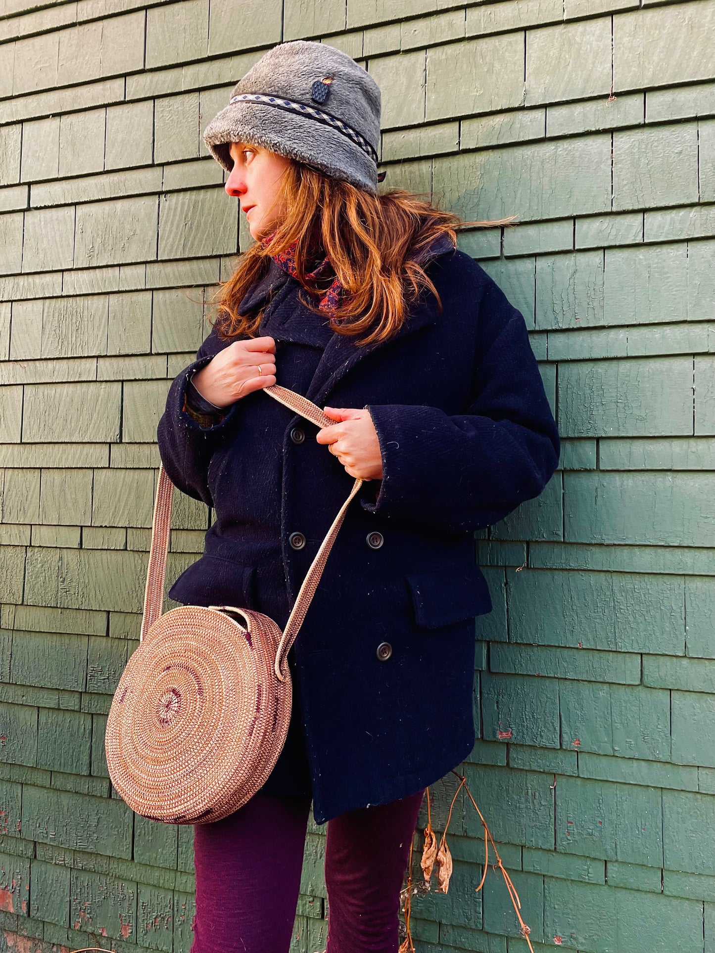 Saint-Tropez Shoulder Purse * Plum