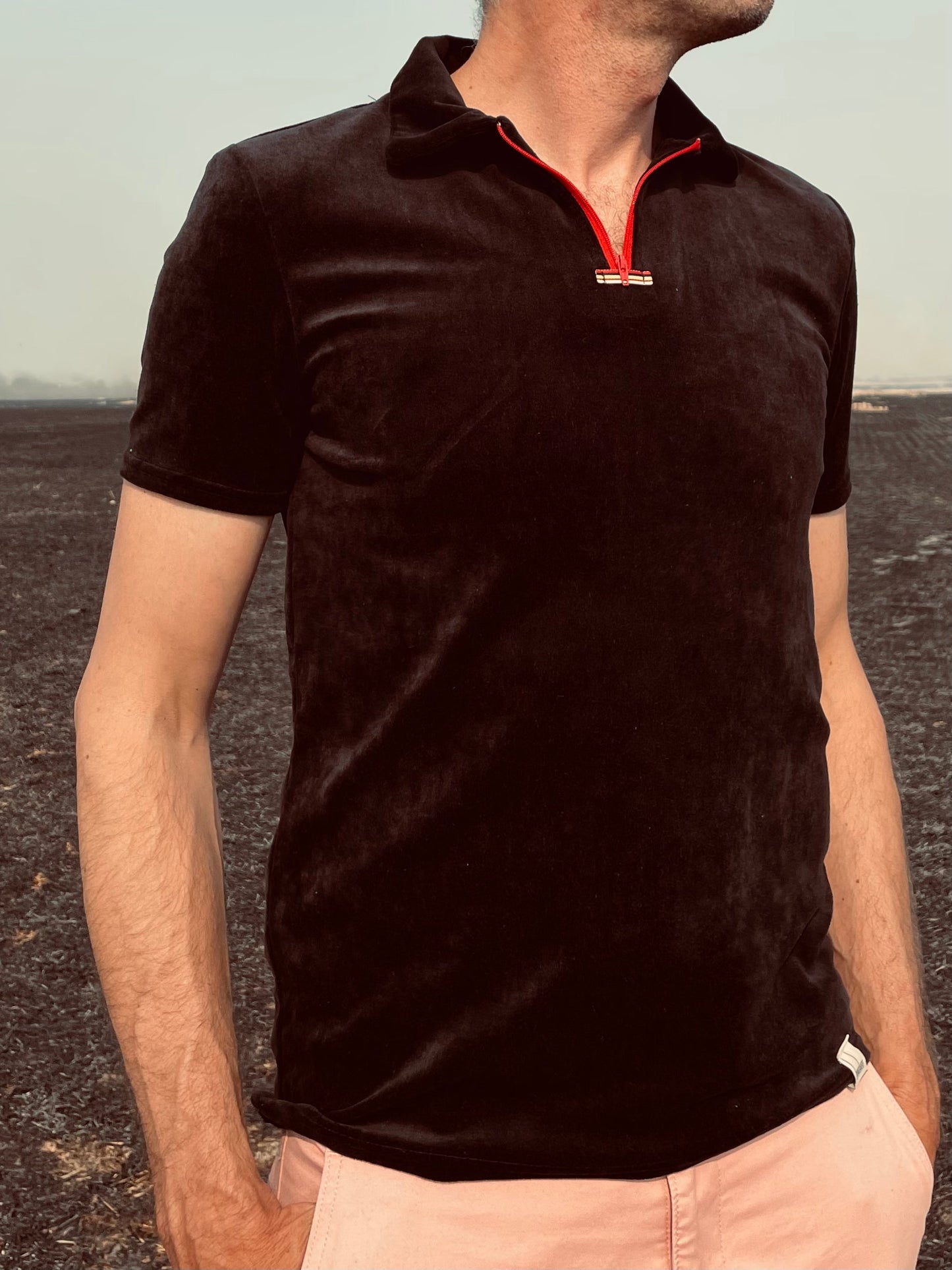 Velour Polo