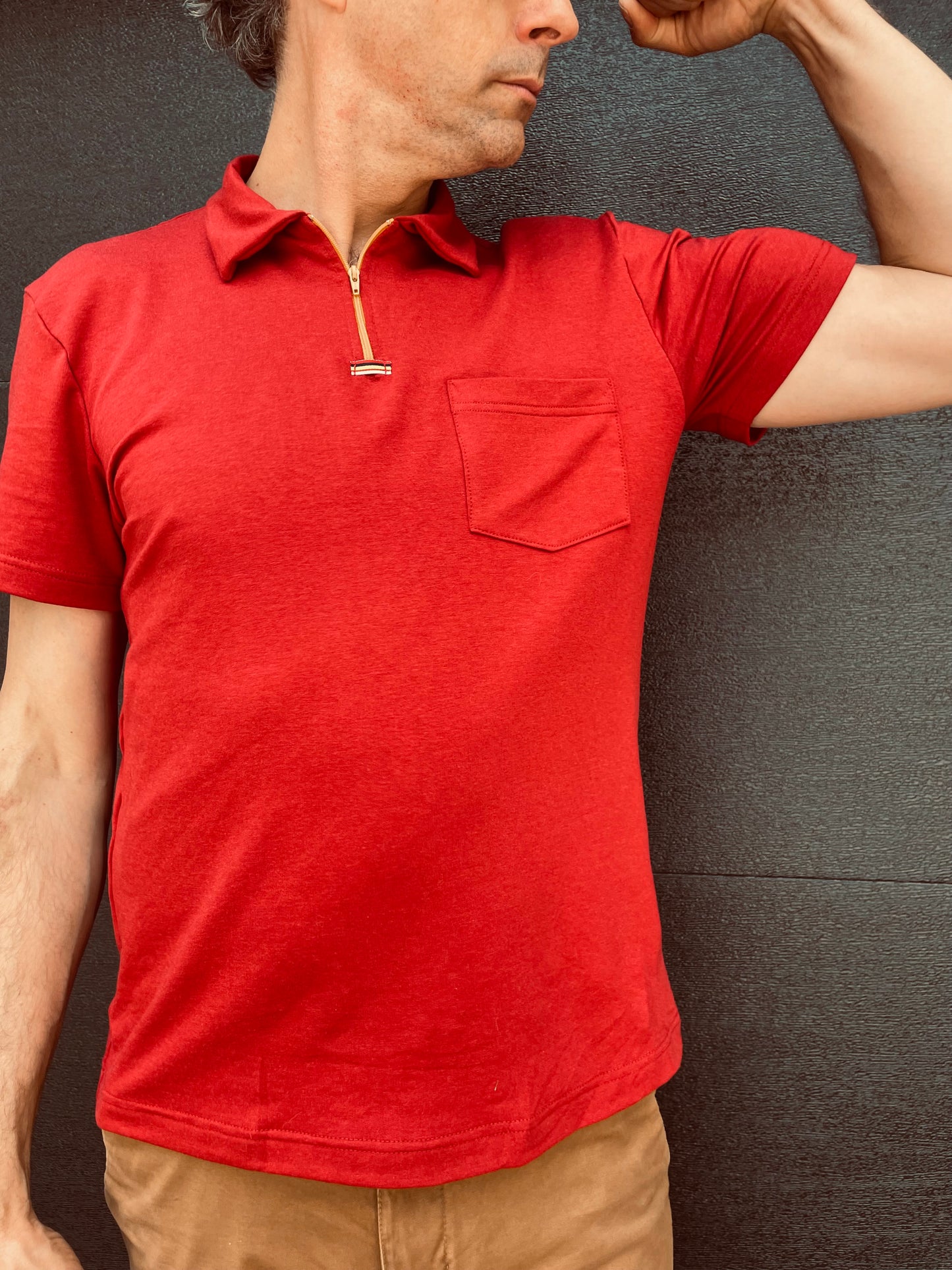 Bamboo French Terry Polo