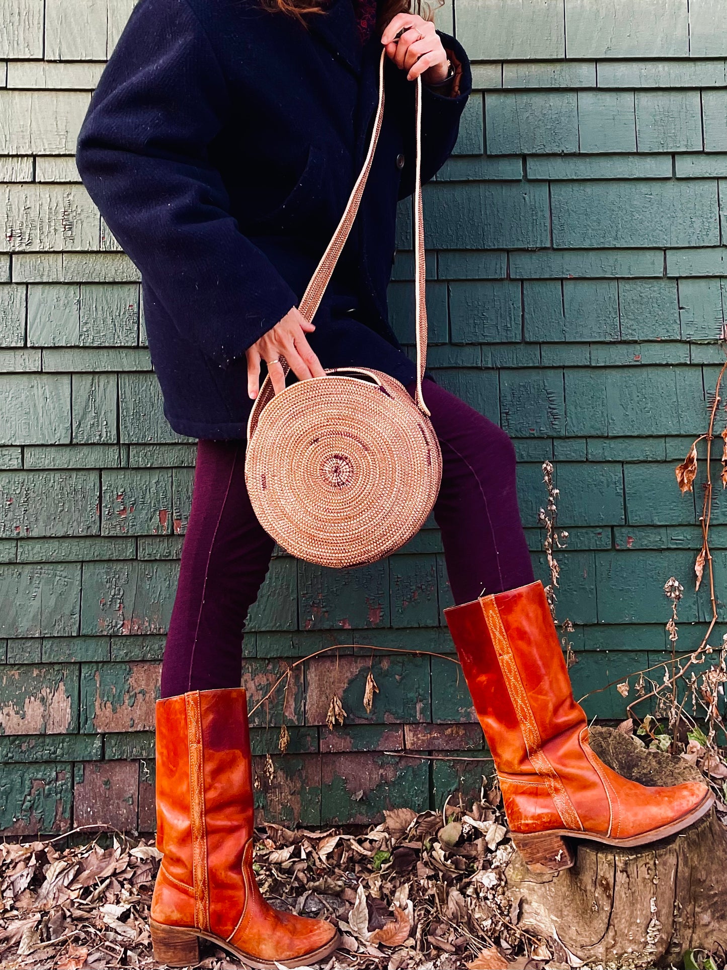 Saint-Tropez Shoulder Purse * Plum