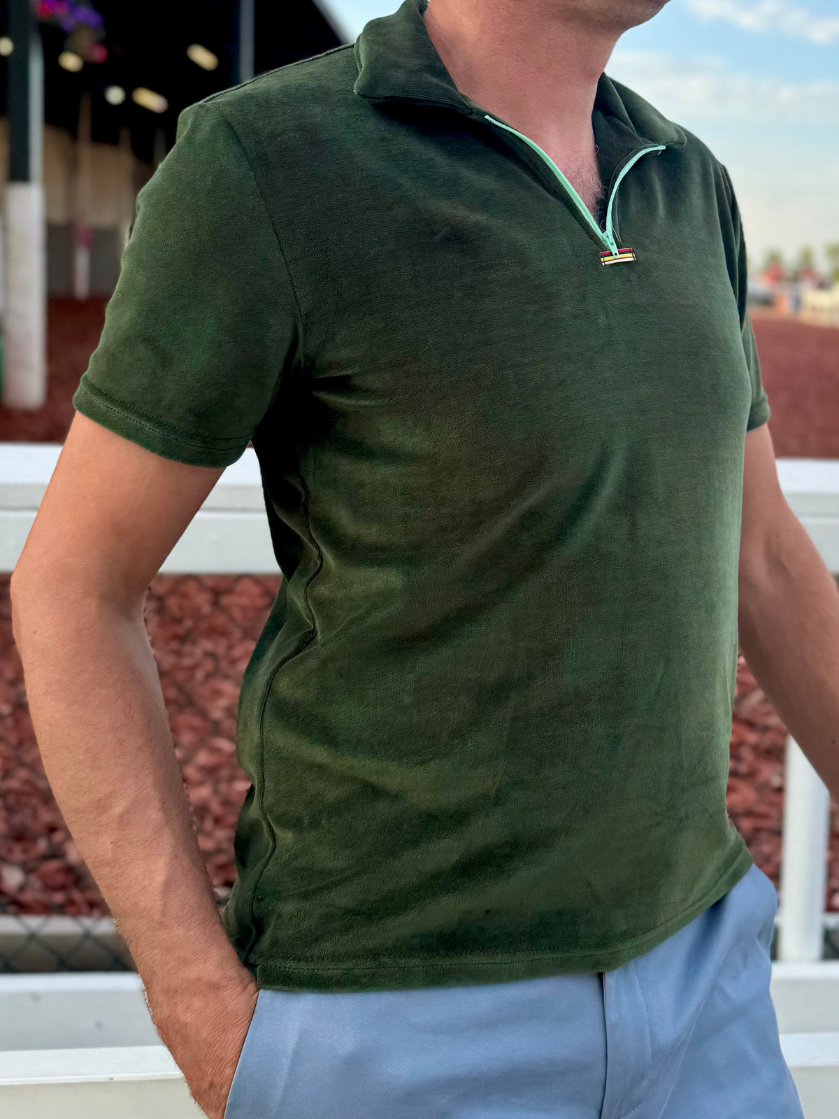 Velour Polo