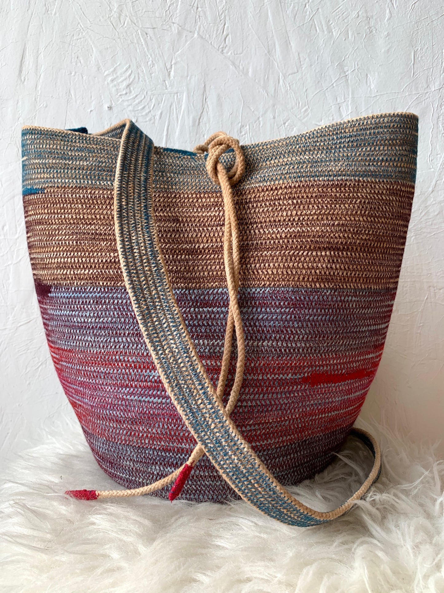 Indigo Heart  Foraging Basket