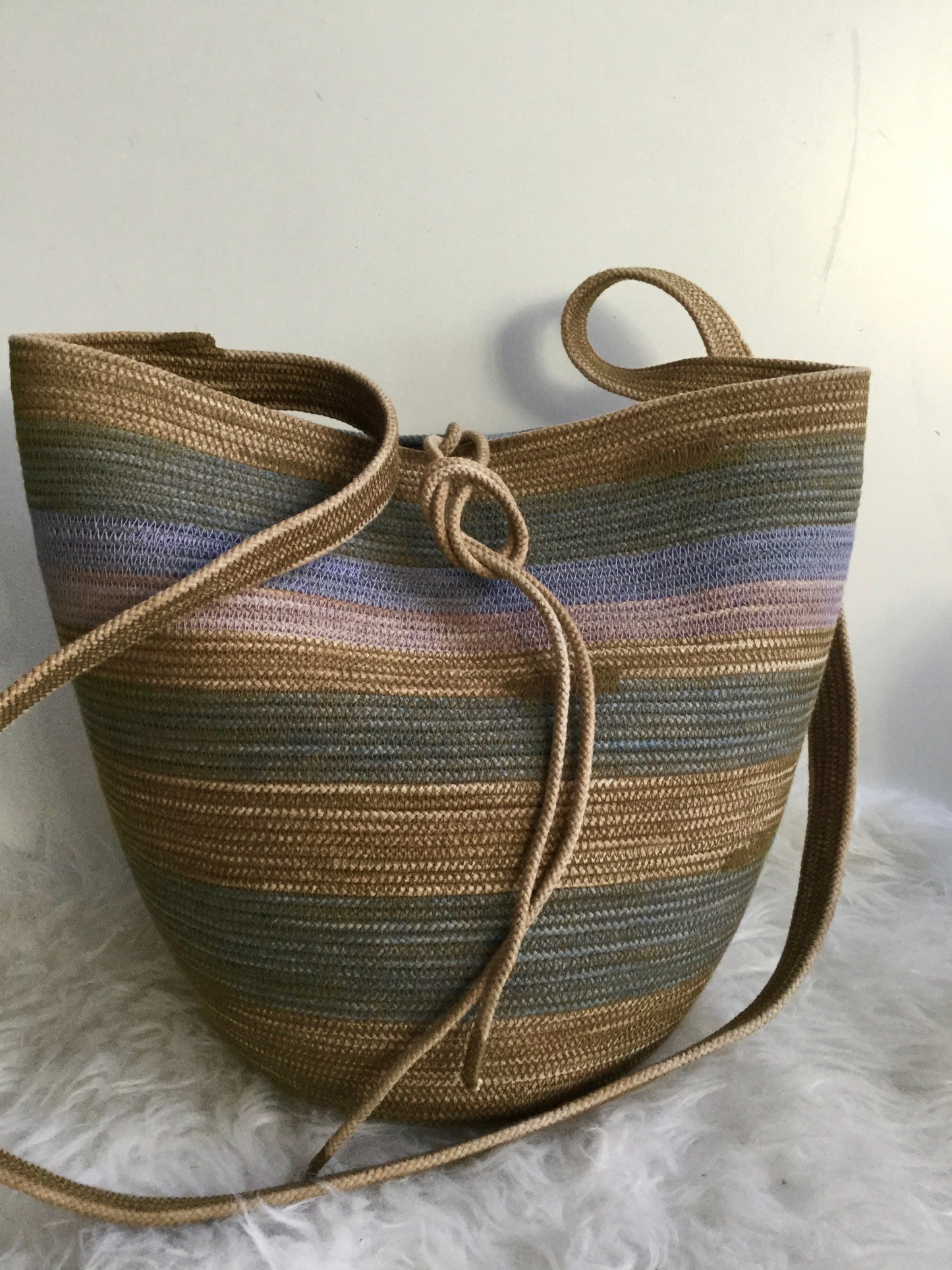 foraging rope basket