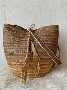 handmade rope basket by velvet plume