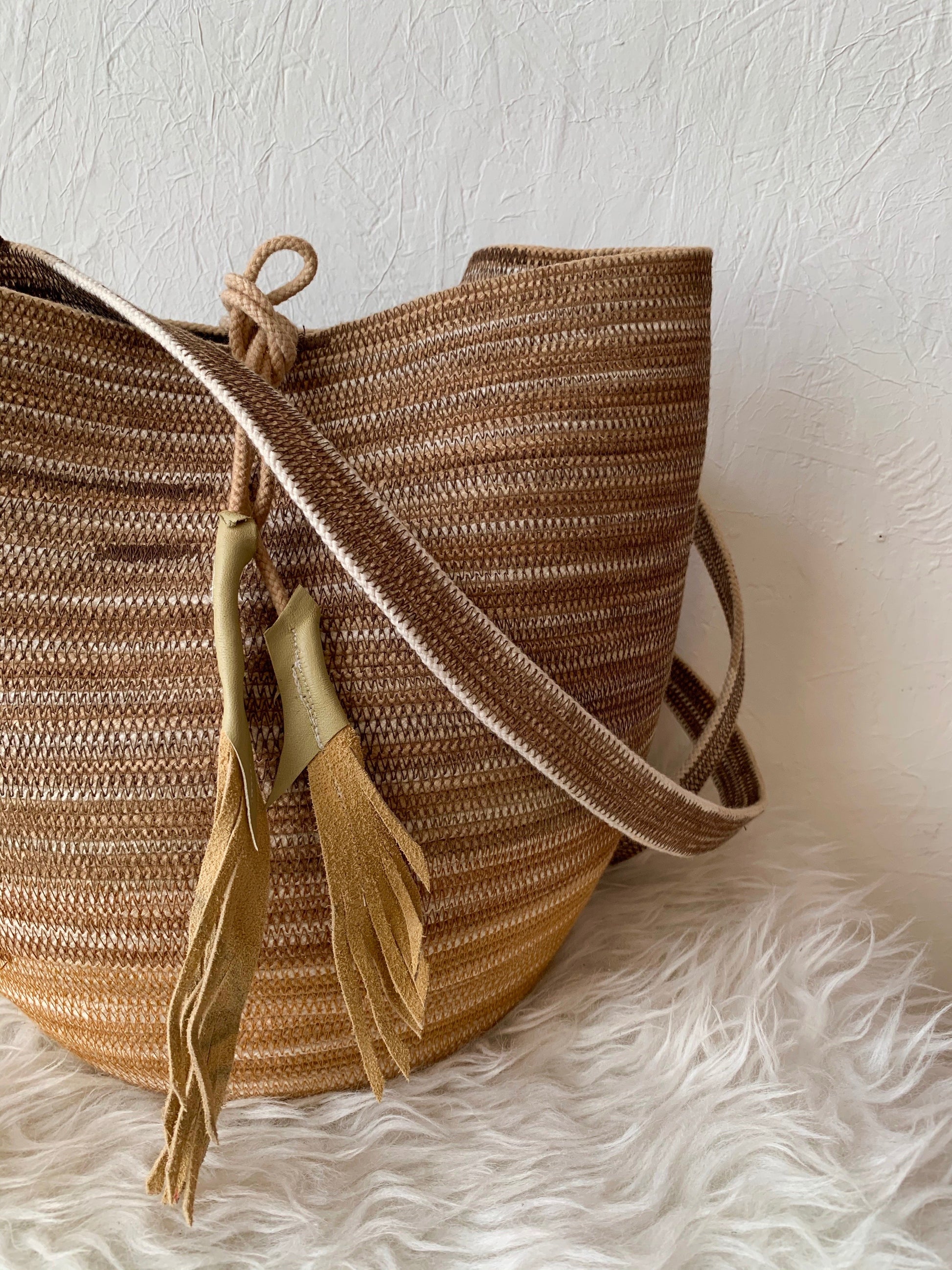 handmade rope basket