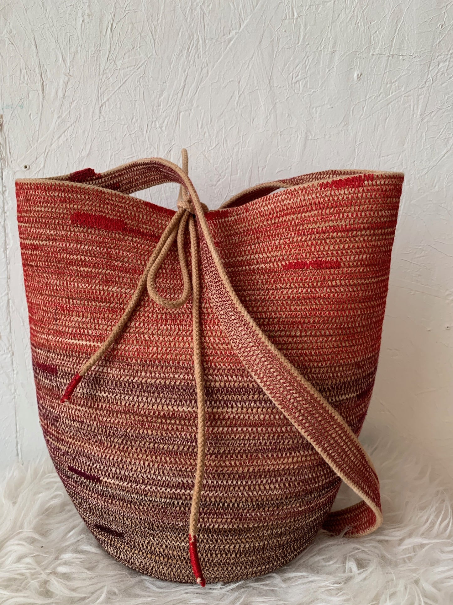 velvet plume rope basket