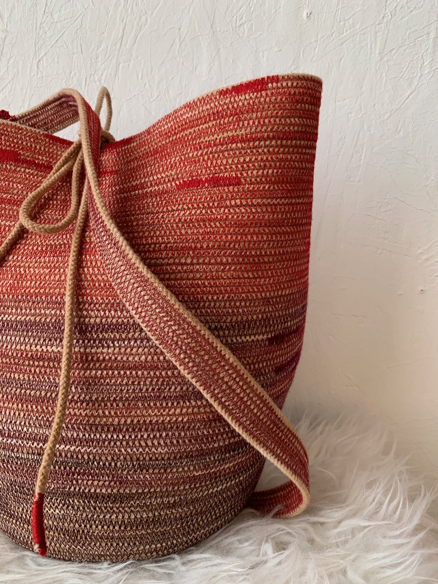 crimson foraging basket