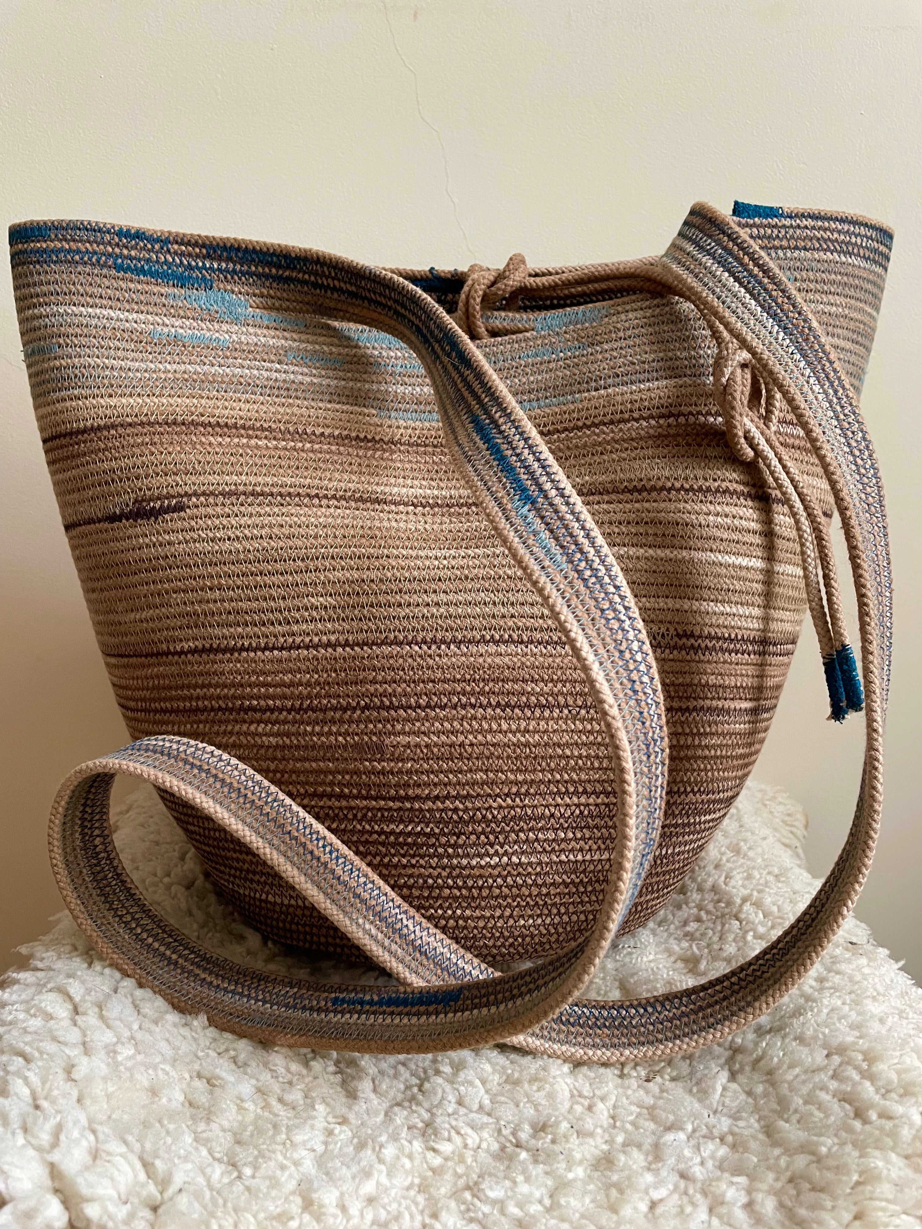 Subtle Robin Egg Foraging Basket