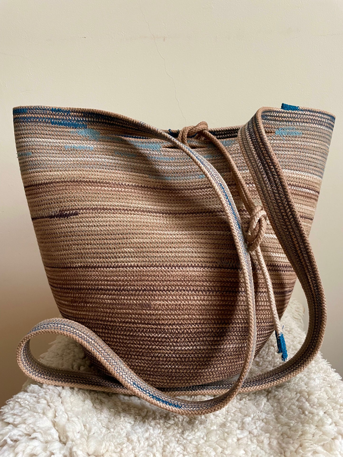 Subtle Robin Egg Foraging Basket