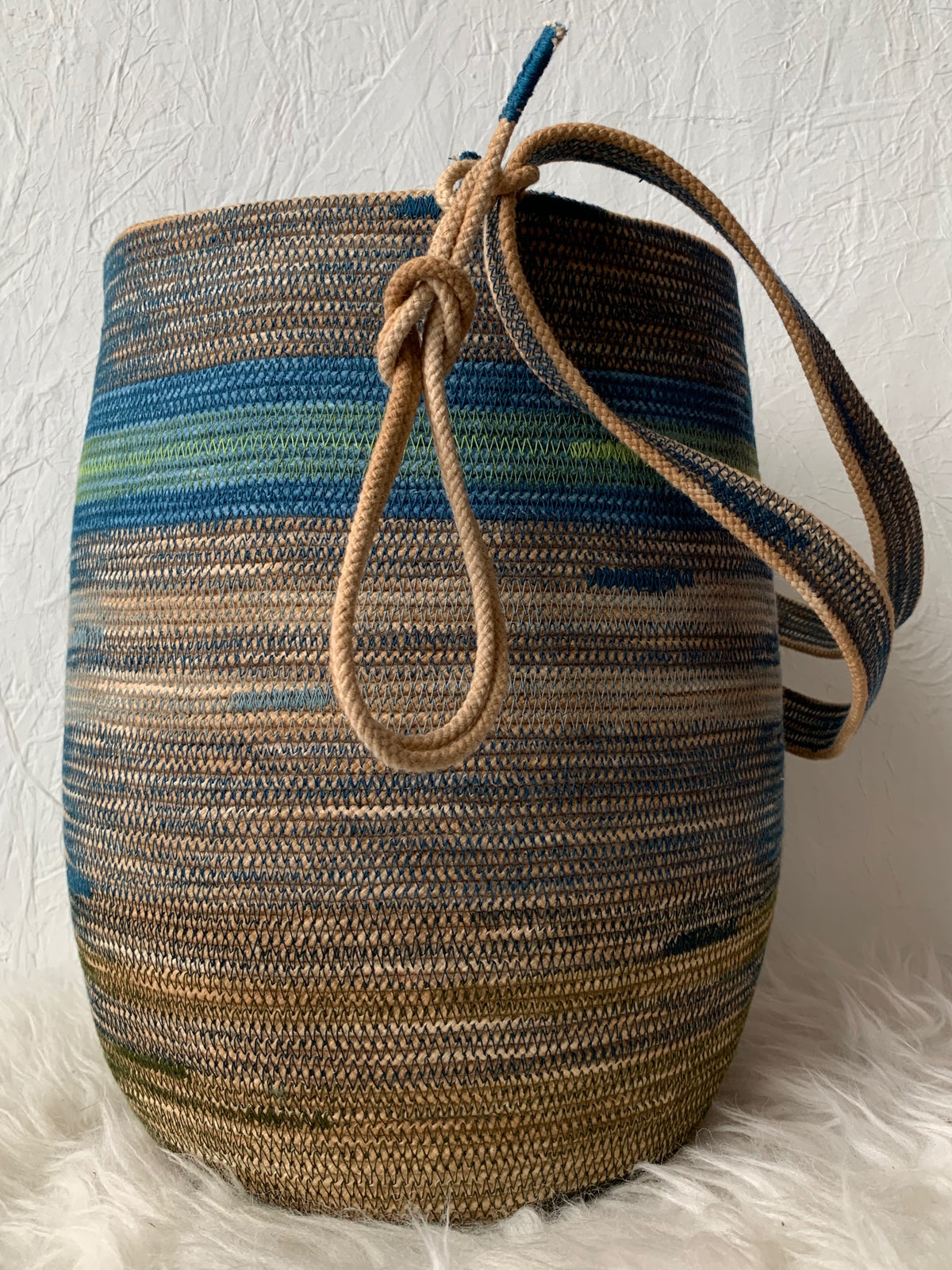 velvet plume rope basket
