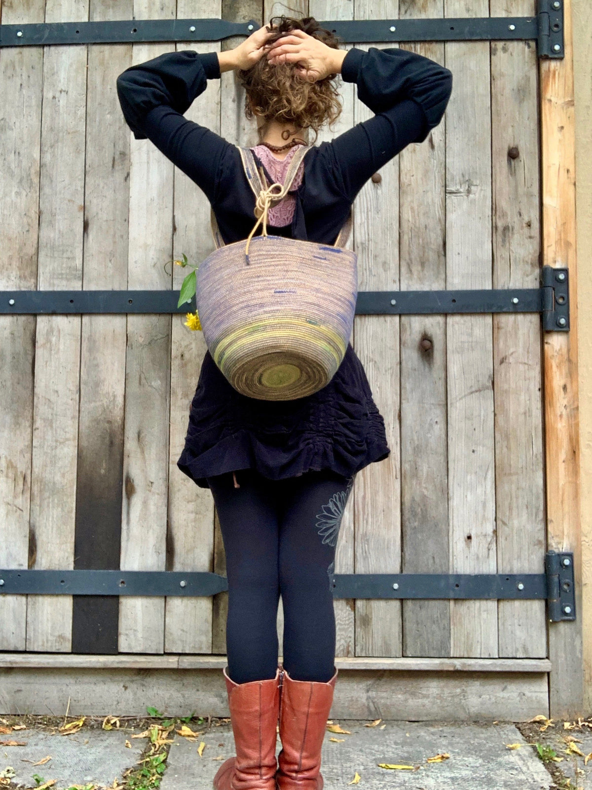handmade artisan backpack